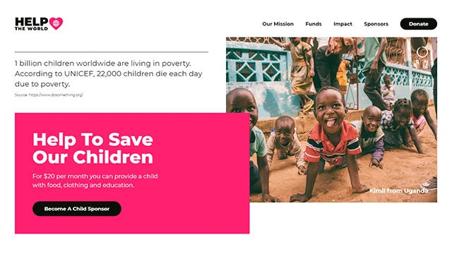 Charity Non-Profit-Website