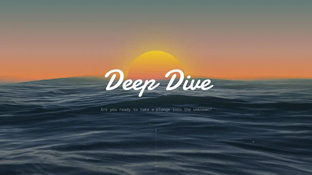 Deep Dive Ocean Water Effect