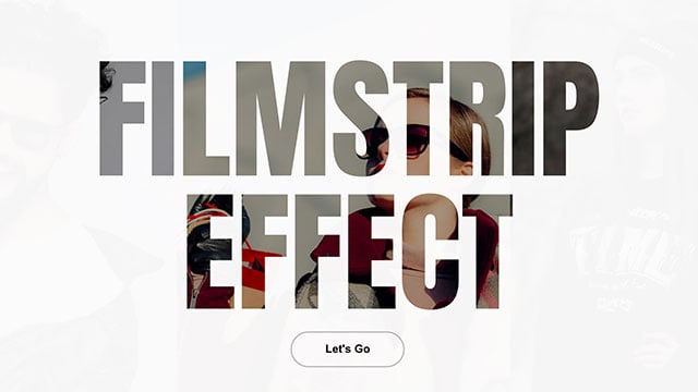 Filmstrip Effect