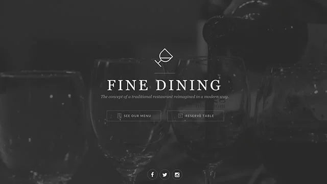 Restaurant Header