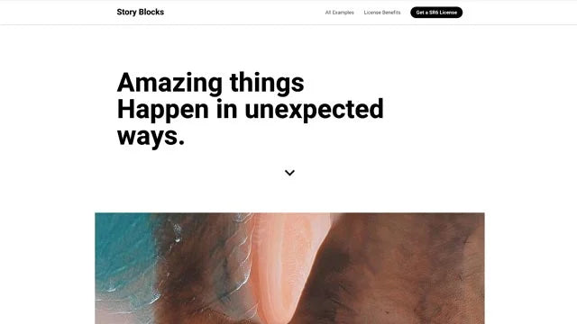 Story Blocks Website Template