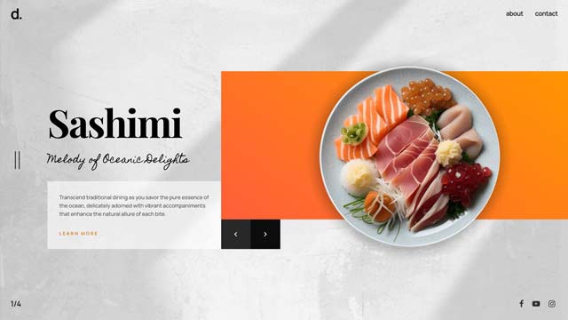 Food Presentation Template