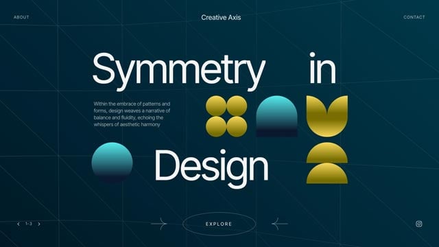 Geometric Slider Design Template