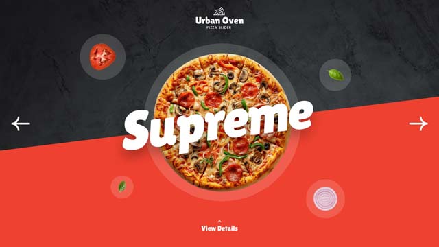 Urban Oven Pizza Slider Template