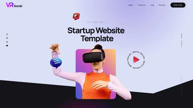 Startup Website Template